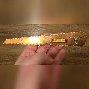 Yellowstone National Park Vintage Souvenir Copper Letter Opener